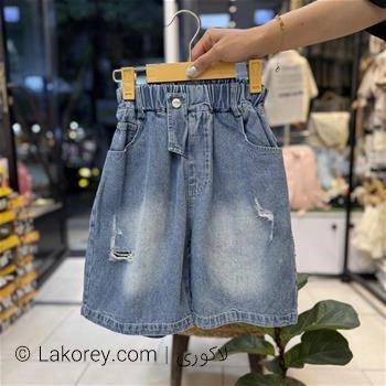 شلوارک جین اسپرت وارداتی کد 3204